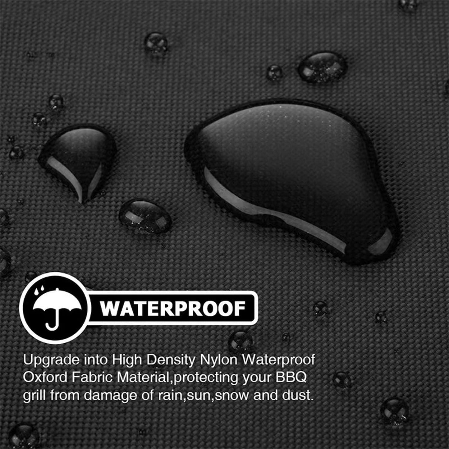 BBQ Grill Cover 32" 36" inch,2 Burner Gas Grill Cover,Outdoor Waterproof Grill Covers,with Adjustable Velcro Strap, Gas Grill Cover Compatible for Weber,Char Broil,Nexgrill Grills,Small Gas BBQ Cover