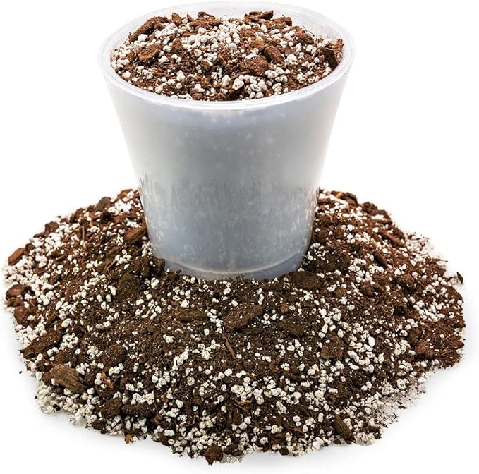 Soil Mixture for Indoor Herb Planters - 10 Quart - Specially Blended Soil Mixture for Planting and Growing Indoor Kitchen Herbs Indoors (4 Bags of 5 Quart)