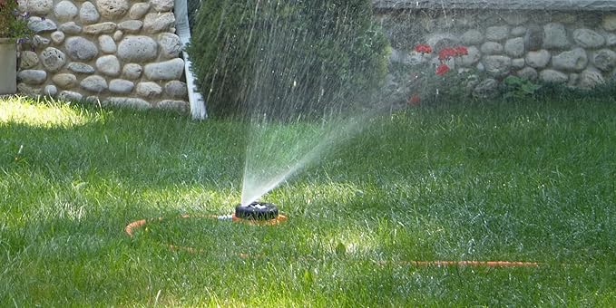 Dramm 15026 ColorStorm Turret 9-Pattern Sprinkler, Berry