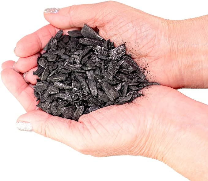 Horticultural Charcoal for Indoor Plants [5-Quart Bag] Black Diamond Soil Amendment for Orchids, Terrariums, and Gardening