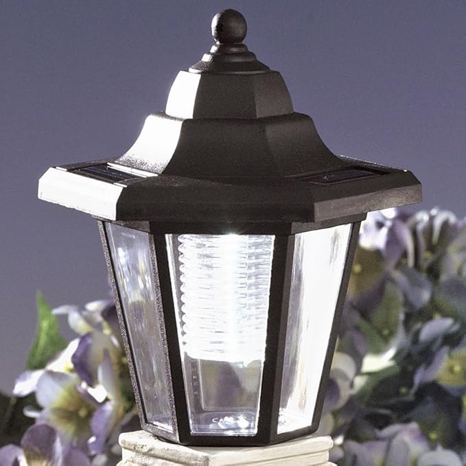 Bits and Pieces - Solar Yorkie Lantern-Solar Powered Garden Lantern - Resin Dog Sculpture with LED Light