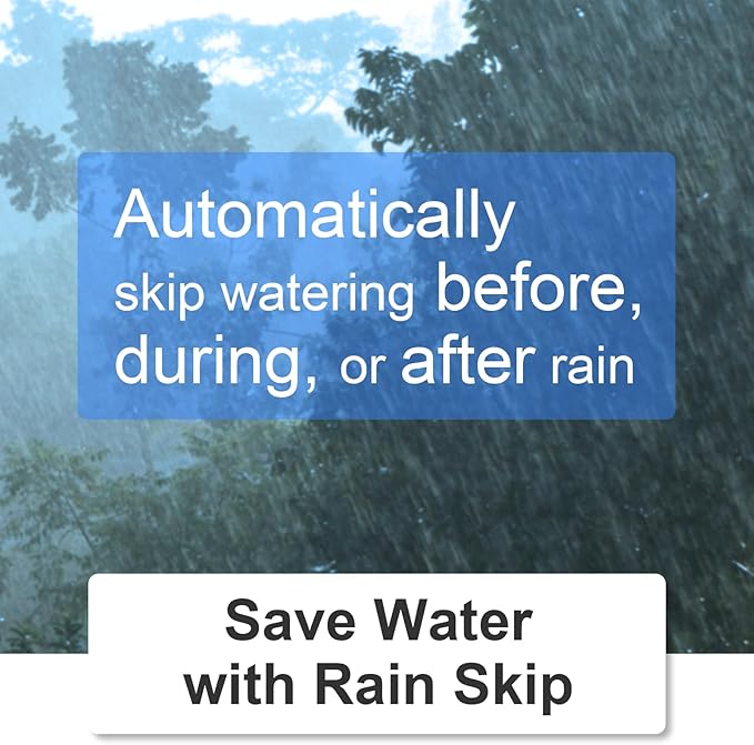 LinkTap ValveLinker & Gateway, Battery Powered Smart Sprinkler/Irrigation Controller, Automatic Rain Skip, Better Range Than WiFi, Compatible with LinkTap Wireless Water Timer, Alexa, IP66 (4-Zone)