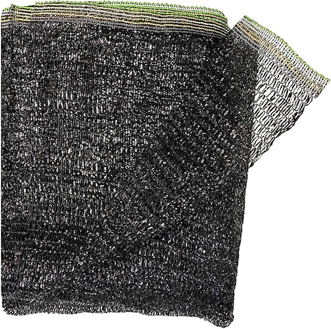 Cool Area 55% 6.5x16.5ft Sunblock Shade Cloth Cover Mesh UV Resistant Net for Garden Flower Plant Greenhouse, Black