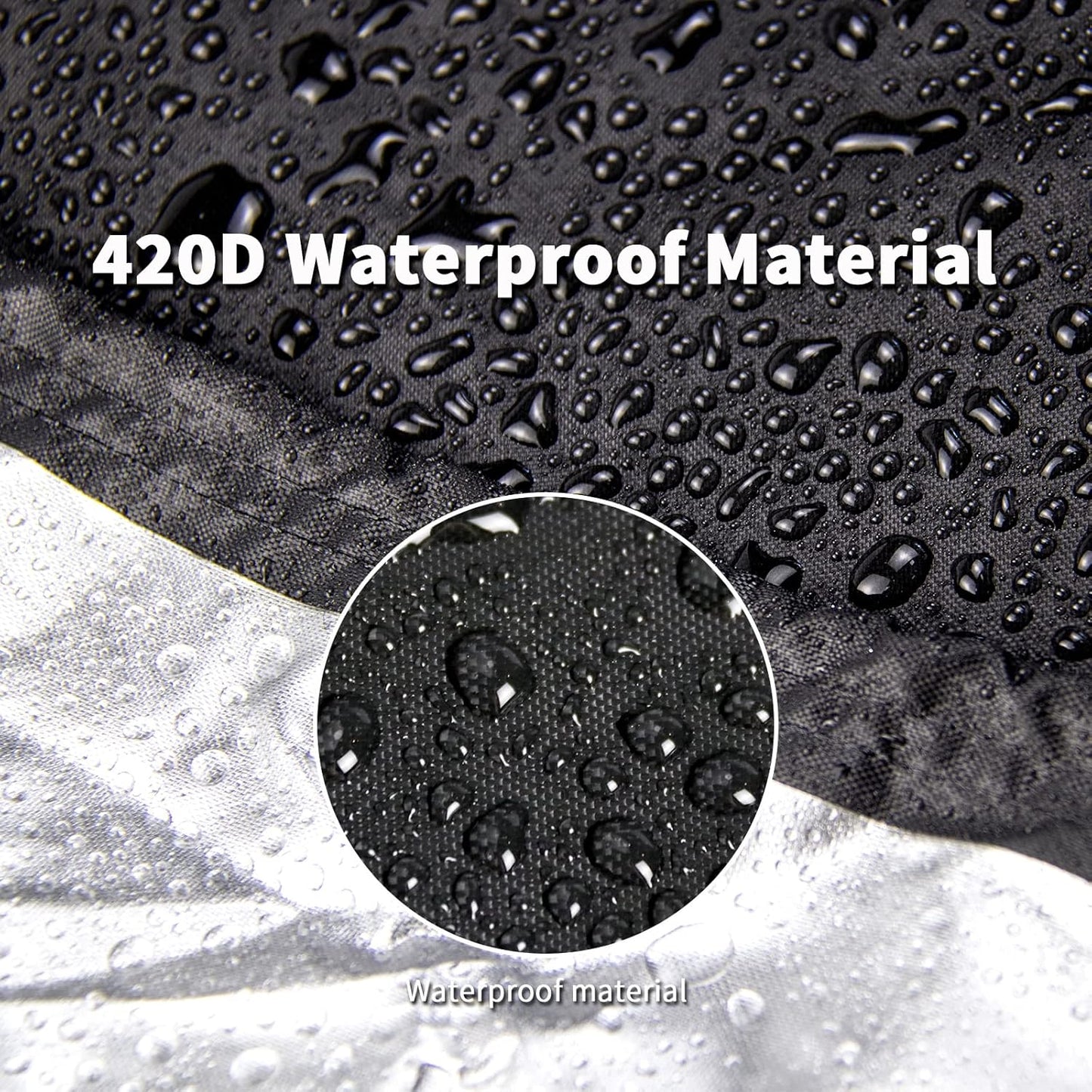 Flat Top Grill Cover for Royal Gourmet GB4000 - Waterproof Cover for Gas Griddle/Grill - Heavy Duty - 64.8 x 25 x 34 inches