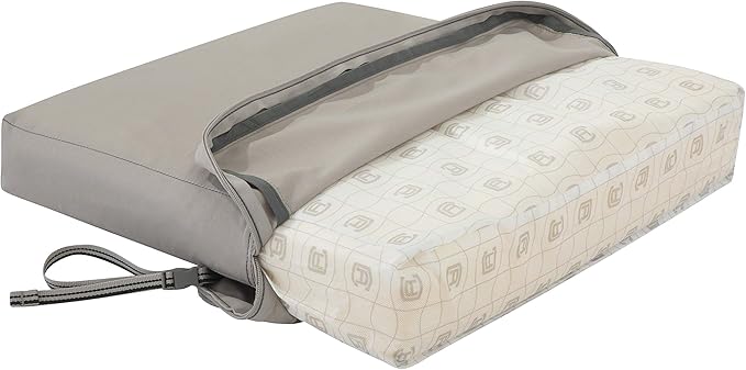 Classic Accessories Ravenna Water-Resistant Patio Lounge Chair/Loveseat Cushion, 25 x 27 x 5 Inch, Mushroom, rectangle Outdoor Seat Cushion