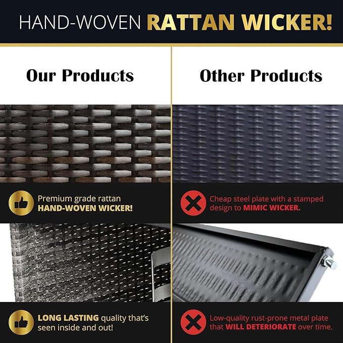 42" Outdoor Fire Pit Table for Patio, Propane Fire Pit Coffee Table with Square Base Patio Heater, CSA Certified, 50,000 BTU Stainless Steel Burner