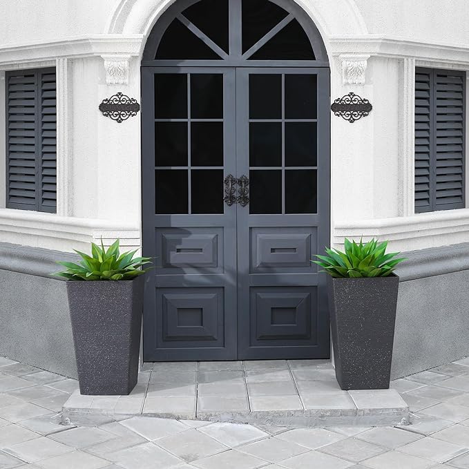 Artificial Plants Fake Agave Succulent Plant 28 Inch Big Size Faux Succulents Stems for Indoor Outdoor Realistic & Natural Home Decor Plants for Office Housewarming 2 Pack