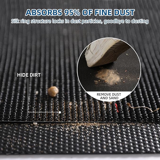 Custom Commercial Grade Area Rug Floor Entryway Door Mat Welcome Carpet for Business Home Indoor/Outdoor Non Slip Washable Durable