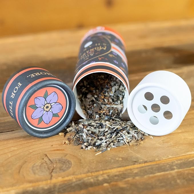 Save The Monarchs Wildflower Seed Shaker - 100,000+ Wild Flower Seeds for Planting - Beautiful Easy to Sow Seed Shaker - 13 Varieties to Attract Monarch Butterflies & Pollinators - Covers ~250 sq ft