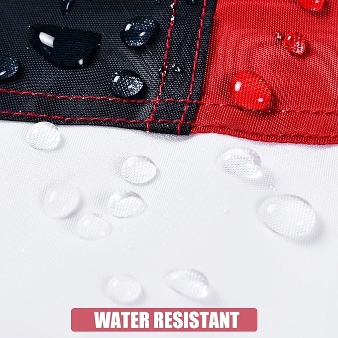 American Flag 5x8 Ft, Outdoor Premium US Flags, Heavy Duty Durable, 420D Oxford Nylon, Embroidered Stars, Brass Grommets