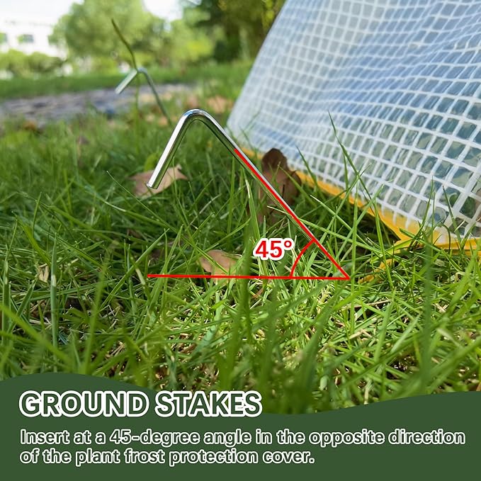 47.2" *14.6" *13.4" Foldable Garden Row Accelerator Plants Cover for Raised Garden Bed, Mini Greenhouse Cover with Two Air Hole and Breathable Mesh, Frost Cover for plant Vegetable Seedling Protector