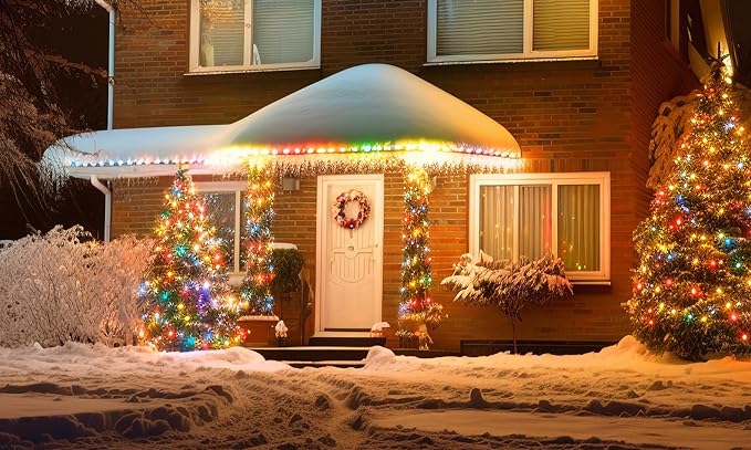 LED Rope Lights for outside 150Ft LED Rope Lights Outdoor Waterproof, 643 LEDs 110V 8 Modes Remote Led Color Christmas Rope Lights Indoor Outdoor Party Holiday Garden Decoration (Multicolor)