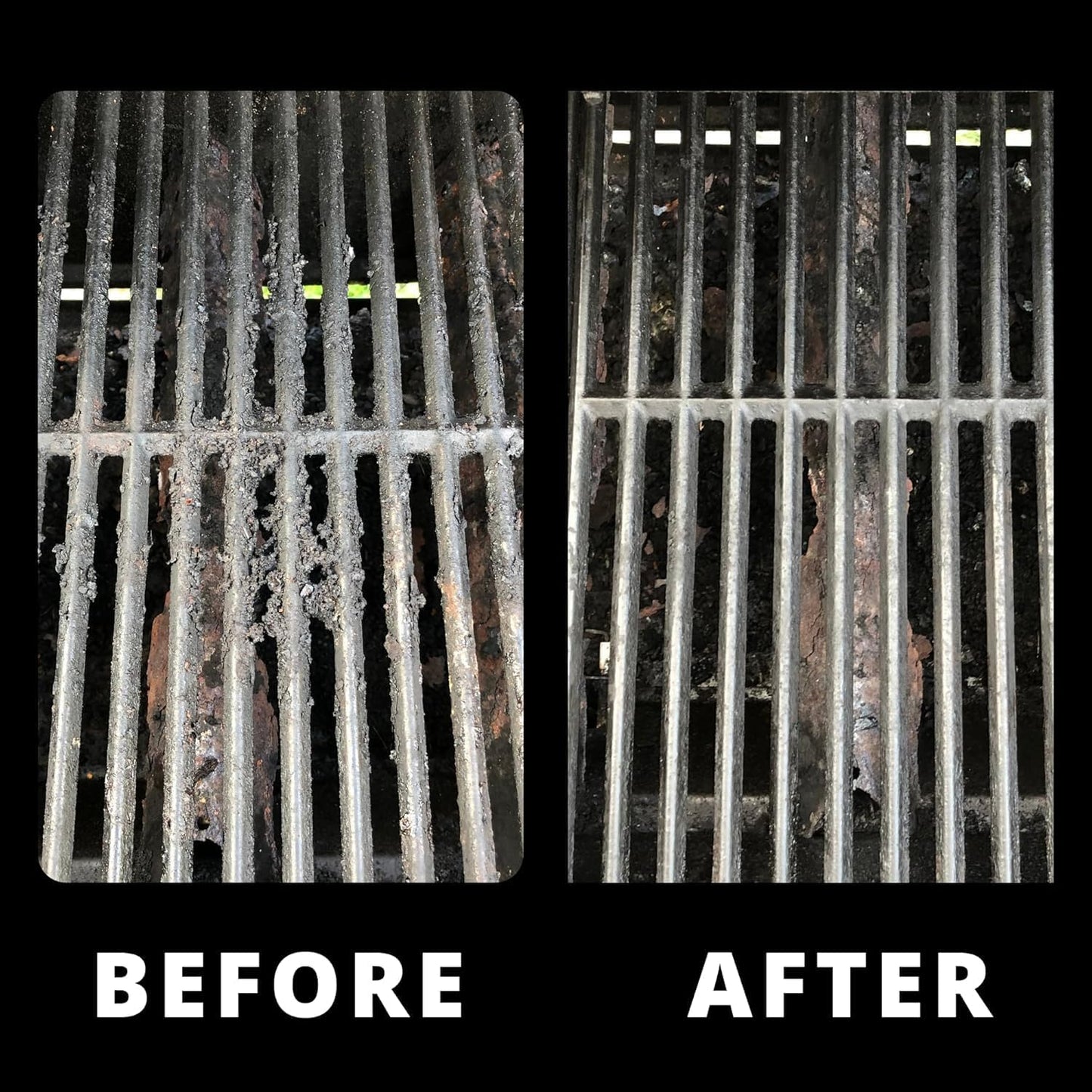 Grill Rescue BBQ Replaceable Scraper Cleaning Head, [Rescue-Upgraded], Bristle Free, Durable and Unique Scraper Tools for Cast Iron or Stainless-Steel Grates, Barbecue Cleaner (Rescue Pro)