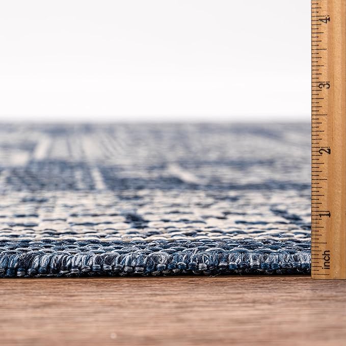 Keen Home Design Terrace Outdoor Runner Rug - 2x6 Washable Indoor/Outdoor Rug for Patio, Kitchen, Balcony, Beach, Garden, Deck and Porch, Size: 2'2"x5'7"
