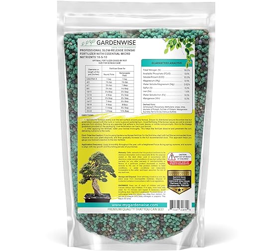 Slow-Release Bonsai Fertilizer with Essential Micronutrients - Professional Grade Bonsai Tree Fertilizer Pellets | Perfect Food for Indoor & Outdoor Bonsai Trees (16 OZ)