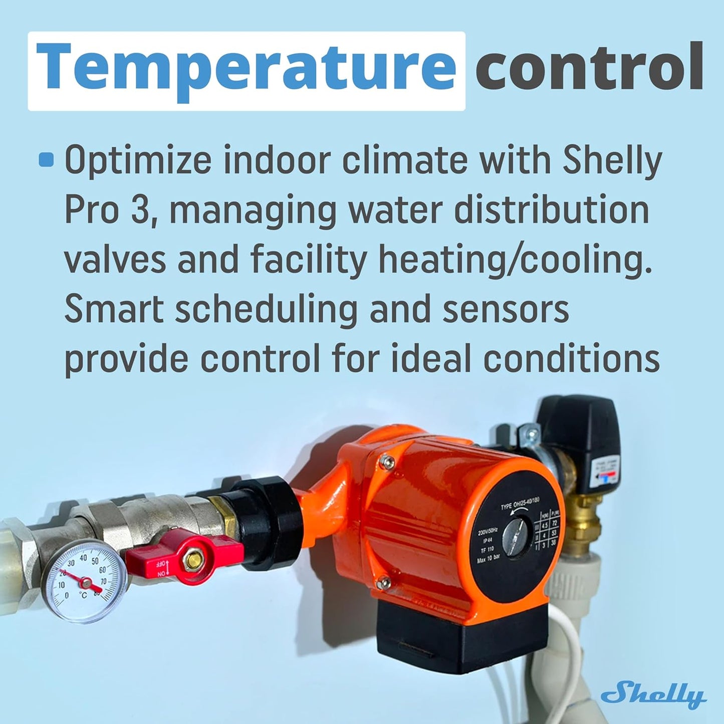 Shelly Pro 3 | Wi-Fi & LAN, 3-Channel Smart Relay | Home & Facility Automation | Compatible with Alexa & Google Home | iOS Android App | Lights Automation | Controller for Motorized Valve