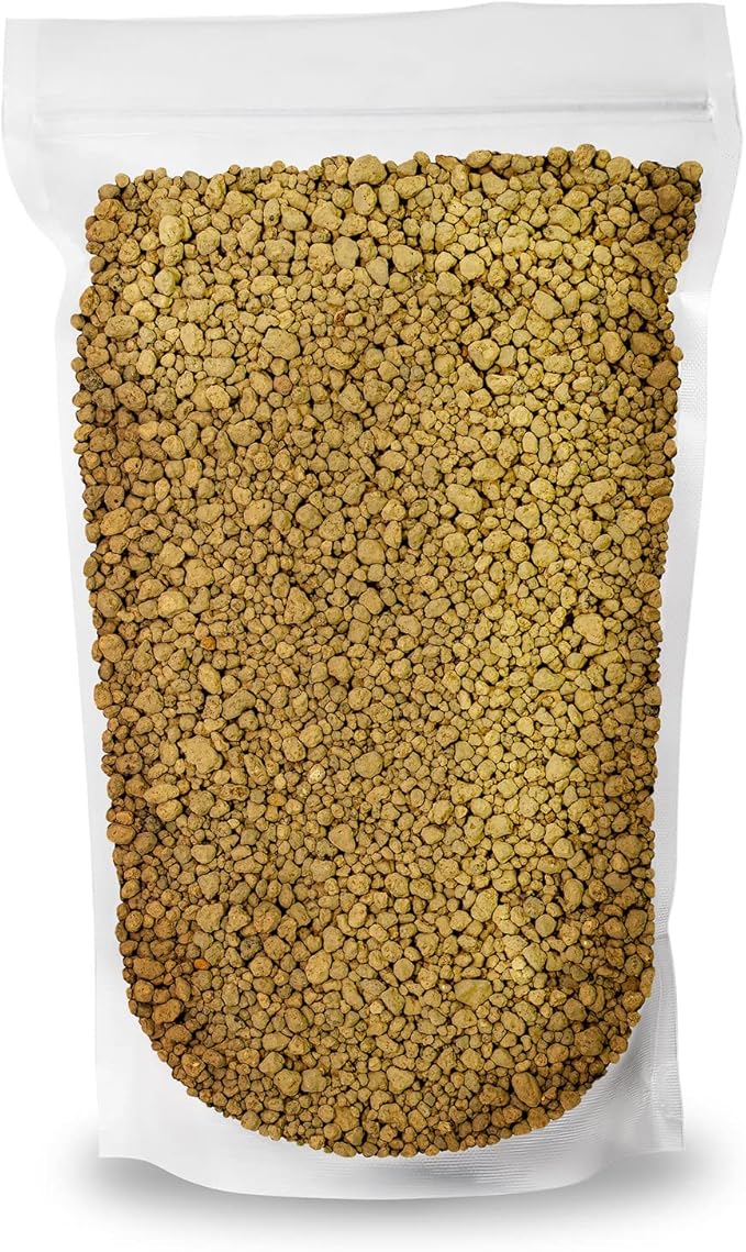 Japanese Hyuga Pumice - 10 Quart - Premium Additive for Orchid & Bonsai Tree Soil |Professional Imported Sifted and Ready to Use (2 Bags of 5 Quart)
