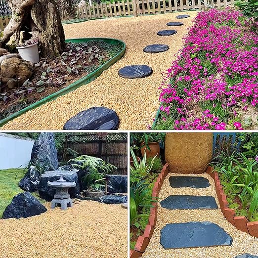 20lbs Peach Pebbles for Plants, 3/8inch Small Rocks for Succulent Cactus Plants, Natural Polished Pebbles, River Rocks for Plants, Vases, Garden