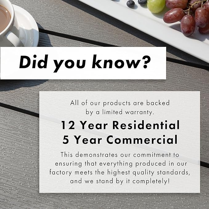 highwood Hometown Picnic Table, 6 Foot, Coastal Teak