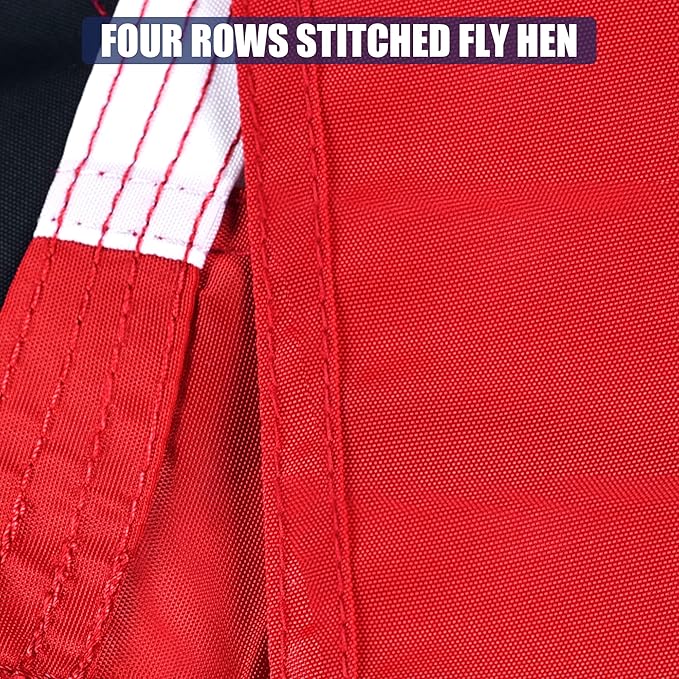 American Flag 30x50 Ft, Outdoor Premium US Flags, Heavy Duty Durable, 420D Oxford Nylon, Embroidered Stars, Brass Grommets