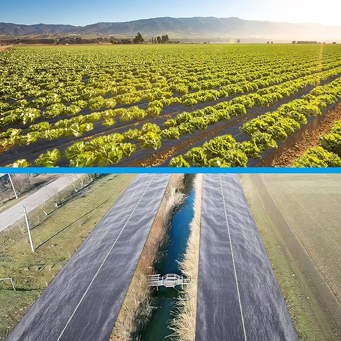 5ft x300ft Black Weed Barrier Landscape Premium Fabric Heavy-Duty Woven Ground Cloth with Superior Permeability Weed Control Convenient Design