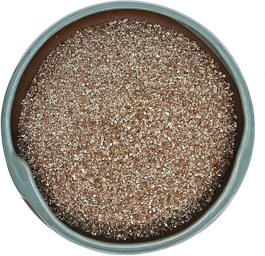 15QT Horticultural Vermiculite Bulk, Organic Vermiculite for Plants, Course Grade Vermiculite for Gardening, for houseplants, for Mushrooms, to Maintain Soil Moisture and Plant Growth(2-4mm)