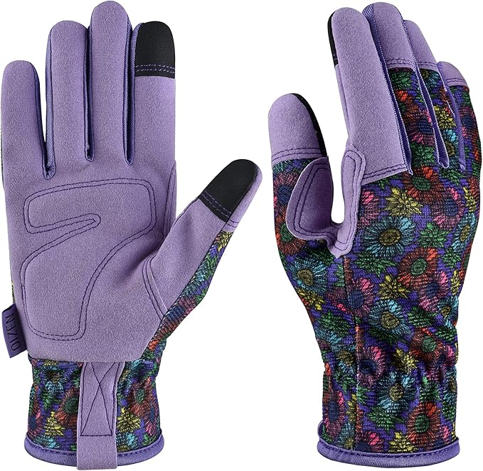 Gardening Gloves for Women and Men,Garden Gloves with Touch Screen, Thorn Proof Puncture Resistant Working Gloves, Gardening Gifts for Women, Size Small