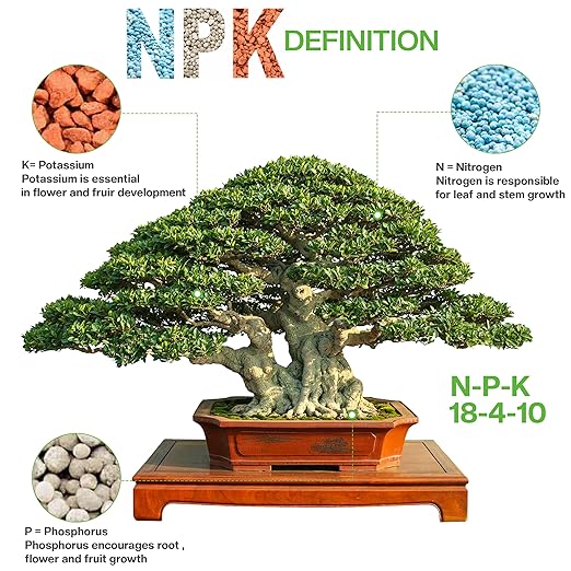 Bonsai All-Purpose Fertilizer by The Bonsai Supply – 5oz | Quick Results | Micro Nutrients for Vital Bonsai Health