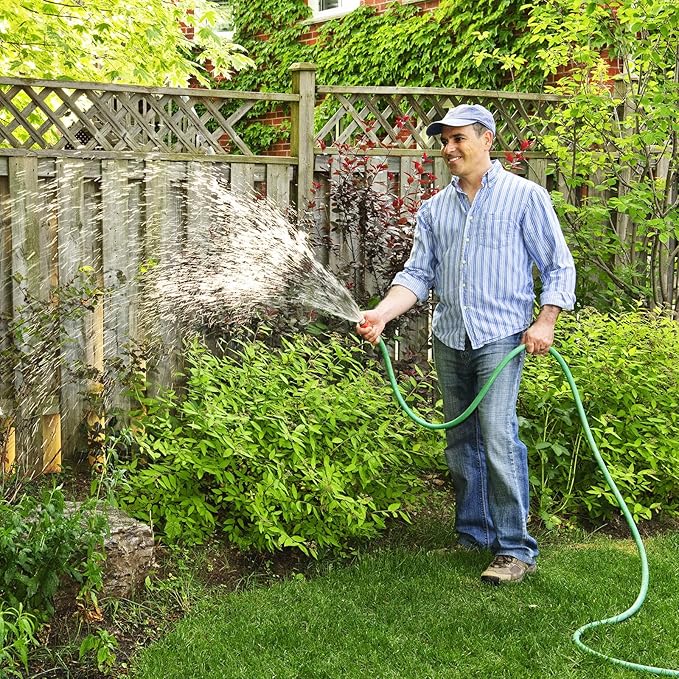 5/8" x 0.8" Braided Clear Plastic PVC Tubing 10ft High Pressure Flexible Reinforced Vinyl Tube, [for Garden Irrigation, Water Hose, Fish Tank, Water Transfer] - 15.9x20.6mm