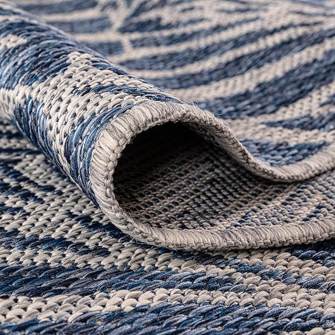 Keen Home Design Terrace Outdoor Area Rug - 10x14 Washable Indoor/Outdoor Rug for Patio, Kitchen, Balcony, Beach, Garden, Deck and Porch, Size: 10'x14'