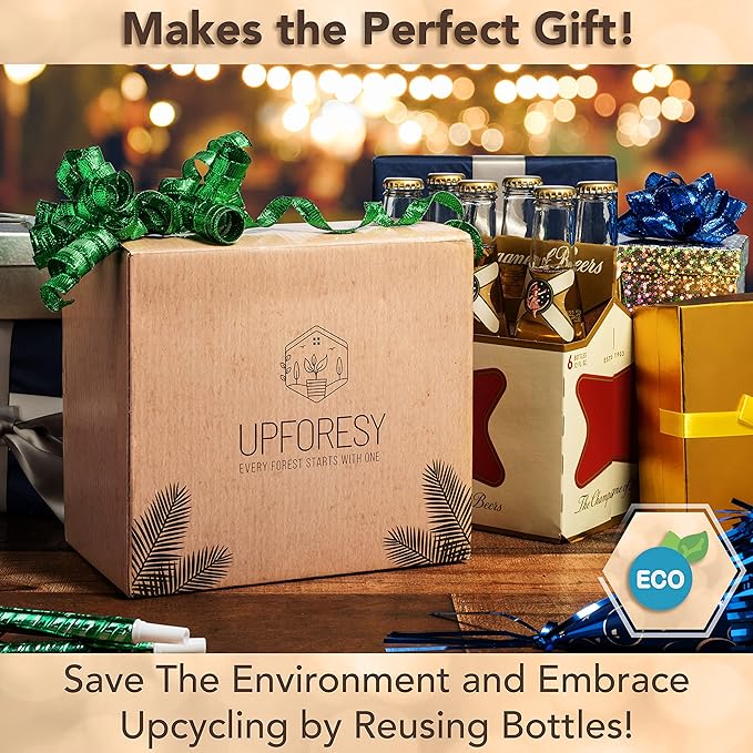 6 Pack Terracotta Watering Spikes for Indoor and Outdoor Plants - Simple and Easy Setup - Keep Plants Happy and Watered While You are Away