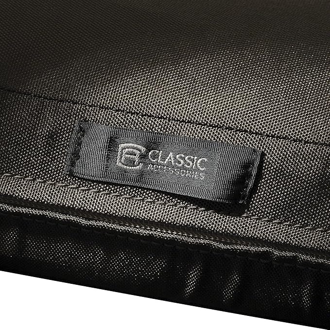 Classic Accessories Ravenna Water-Resistant 17 x 15 x 2 Inch Patio Seat Cushion, Espresso